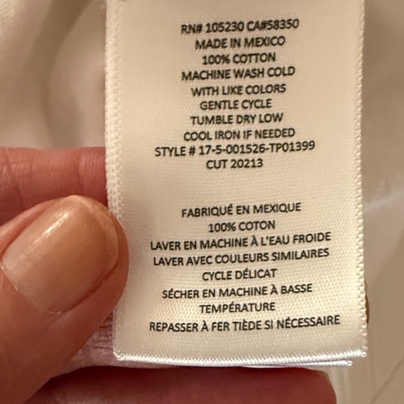 Current/Elliott White Ruffle Tank Top - Picture 7 of 7